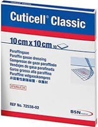Apósito Cuticell Classic STE. 100 unidades 10cm x 10cm | Apósitos Tratamiento de Heridas