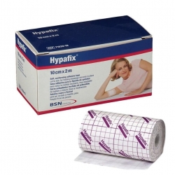 Apósito Hypafix, rollo adhesivo de tejido sin tejer. 10cm x 2m