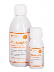 Aquaseptic Laranja 50ml. Clorexidina aquosa a 2% com um corante laranja