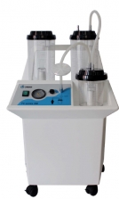 Aspirador quirúrgico mod. FV 90L/min. 2 frascos de policarbonato de 1 litro + 1 frasco de seguridad de 1 litro | Aspiradores sanitarios