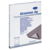 Atrauman Ag stérile 5 x 5 cm. Boîte de 10 unités
