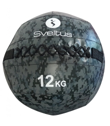 Balón medicinal 12 kg Ø35 cm. Estilo camuflaje