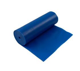 Banda elástica libre de látex de 0,32 mm grosor (azul) 5,5 m