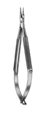 Barraquer-Troutman Micro-porta-agujas lisa,recta 10 cm | Instrumentos para suturas