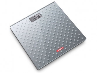 Digital glass domestic scale, gray color