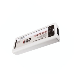 High-capacity rechargeable lithium battery for CU-SP2 defibrillator