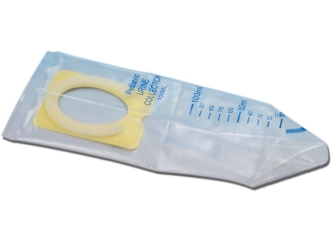 Bolsa de urina pediátrica. Caixa de 100 unidades.