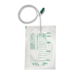 Sac de collecte d'urine 2000ml Urobag 8 Plus. Boîte de 30 unités