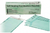 Sac stérilisation vapeur autoadhésif 140 mm. x 260 mm. Boîte de 200 unités