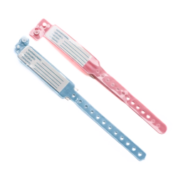 Brazalete identificador pediátrico, varios colores. Caja de 100 unidades