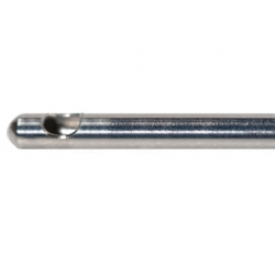 Cánula subcutánea para relleno de 1 orificio y 90º 70mm x Ø 1.05mm. Bolsa de 10
