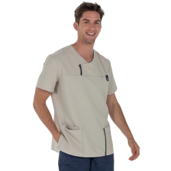 Veste à manches courtes pour homme avec 4 poches, 100% polyester. Plusieurs tailles et couleurs