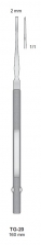 Cinzel para septo nasal 16 cm / 2 mm