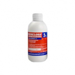 Clorhexidina acuosa al 2% incolora. Frasco de 250 ml | CLORHEXIDINAS
