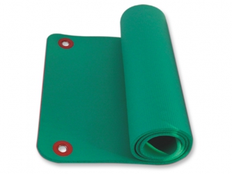 Colchoneta para rehabilitación con agujeros, 180x60x1,6cm. Verde