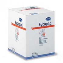 Compresse oculaire Eycopad stérile 7cm x 8,5cm. Boîte de 25 unités.