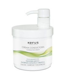Crema conductora Radiofrecuencia Facial marcas y cicatrices Kefus. 500 ml