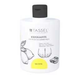 Crema exfoliante con hueso de albaricoque para pies Tassel. 500 ml