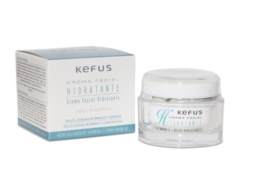 Crema facial hidratante Ácido Hialurónico Kefus. 50 ml