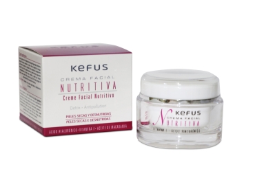 Crema facial nutritiva Ácido Hialurónico Kefus. 50 ml