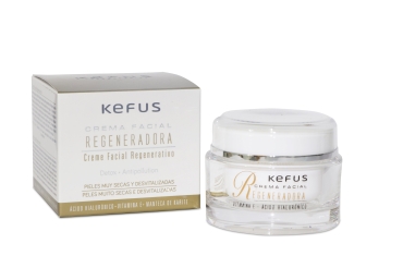 Crema facial regeneradora Ácido Hialurónico Kefus. 50 ml
