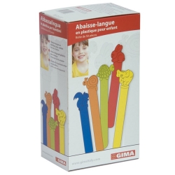 Depresores de lengua pediátricos. Caja de 50 unidades
