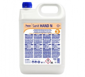 Desinfectante-descontaminante neutro, Sanit Han N. Garrafa de 5L | INSTRUMENTAL Y MOTORES