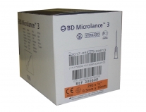 Aguja hipodérmica BD Microlance 0,5 mm x 16 mm. 25G X 5/8 Caja de 100