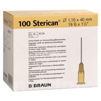 Aguja hipodérmica Sterican 19G x 1 1/2", 1,10 x 40 mm, L. Caja de 100 | AGUJAS HIPODÉRMICAS B.BRAUN STERICAN