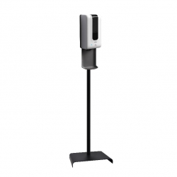 Dispensador automático de soluciones de desinfección: columna + dosificador líquido / gel automático