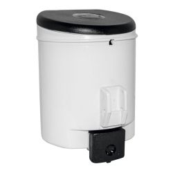 Dosificador de jabón de plástico blanco 1L