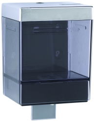 Distributeur de savon liquide. Capacité 1,2 litres. Noir/ fumé