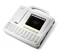 CM600 6-channel electrocardiograph with interpretation and keyboard