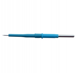 Electrodo estéril desechable de acero inoxidable, 69 mm (mango de 63 mm), punta en aguja