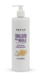 Emulsión para masaje profesional Árnica y Harpagofito Kefus. 500 ml