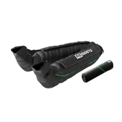 Equipo de presoterapia deportiva portátil Reboots Go Lite con pantalones de 4 cámaras. Varias tallas