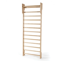 Espaldera con 13+1 peldaños y estructura de madera | Espalderas, barras paralelas y escaleras