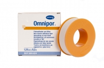 Ruban adhésif Omnipor blanc 1,25 cm x 9,1 m. Boîte de 24 unités