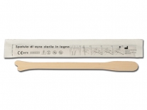 Espátula de Ayre de madera tipo A. Estéril. 100 unidades