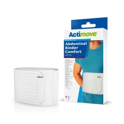 Faja abdominal elástica con altura de 23cm. Actimove Abdominal Binder Comfort. Varias tallas