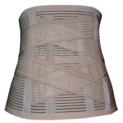Wide lumbar belt, beige color. Various sizes