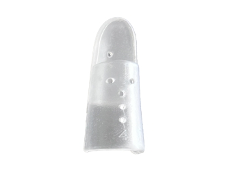 Rigid plastic digital splint. Size 5. Box of 20 units.