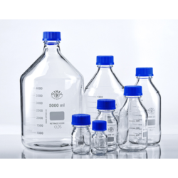 Frasco ISO com tampa azul, 250 mL