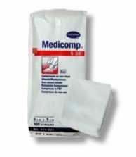 Gaze tissu non tissé Medicomp 5 x 5 cm. 100 unités