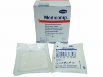 Gaze tissu non tissé Medicomp stérile 5 x 5 cm. 40 enveloppes de 5 unités