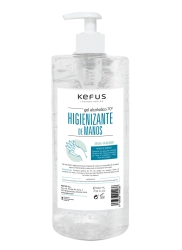 Gel alcoolique désinfectant pour les mains Kefus. 1 litre