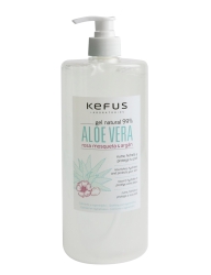 Gel de Aloe Vera, Rosa mosqueta y Argán Kefus. 1 litro