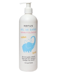 Gel de baño dermatológico para niños Kefus. 500 ml
