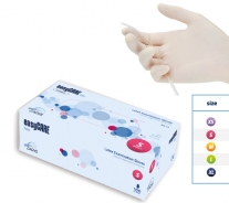 Gants en latex avec poudre. 100 u. Plusieurs tailles