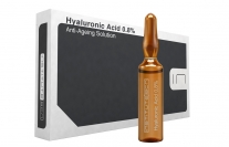 Hyaluronic Acid 0,8% (liquid). Fórmula antienvejecimiento. Ampolla de 2 ml. 10 un. | Viales Clásicos | Mesoterapia Transdérmica | Material Médico Estético